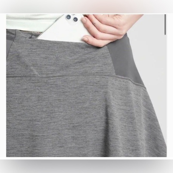 Athleta Match Point Skort In Heather Grey size S - Picture 4 of 8